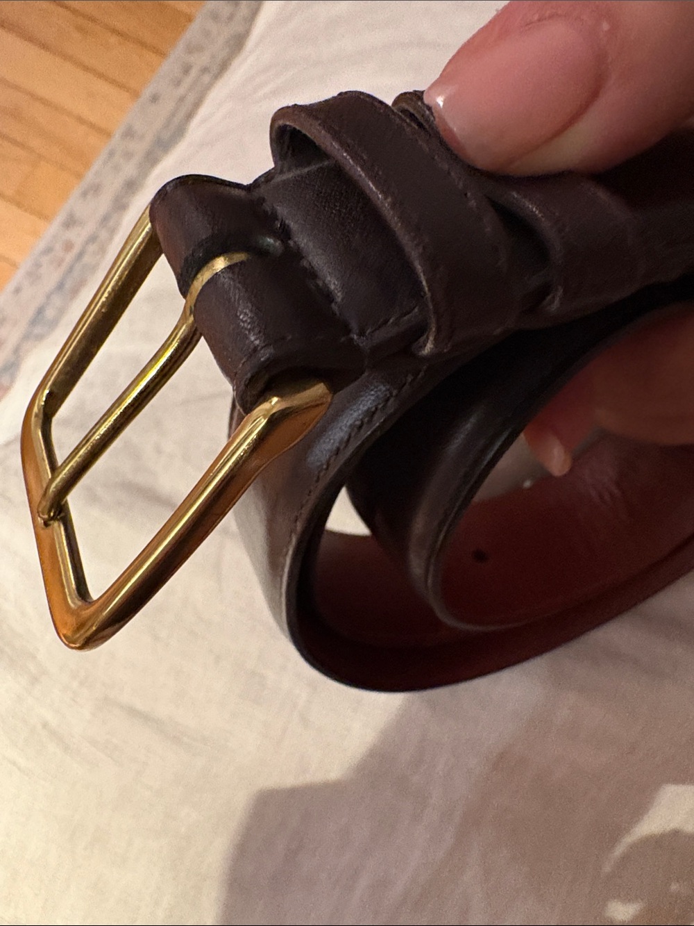 Coach mahogany men’s belt 38 inches - MINT